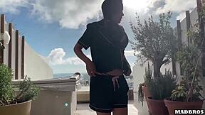 Caught Venezuelan wife getting fucked during house visit!