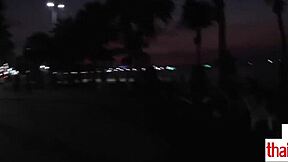 amateur thai teen cherry giving sensual handjob to big dick