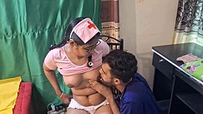 Stepbrother enjoyed with his stepsister in at home sex hanif and adori.