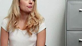 abby adams gets pussy penetrated by officer in office