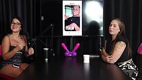 Francis Simas in Sheer Red Lingerie Takes Hard Hits in Wild Bisexual Game!