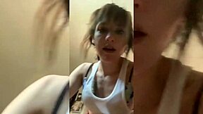 white girl moans during intense session