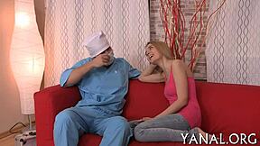 this hot russian teen took a rough anal pounding yesterday