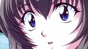 Japanese Teen Rides In BDSM Anime Film Scene