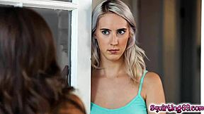 Hot Lesbians Abigail Mac And Cadence Lux Engage In Pussy Tribbing And Squirting