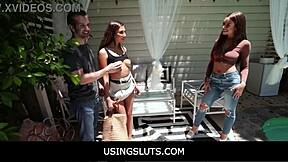 hey, wanna see april olsen and gianna dior as free use teen 18+ roommates in dorm action?