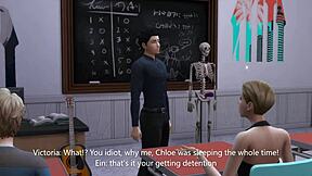 Hot Student Bangs Teacher Hard After Detention Session.