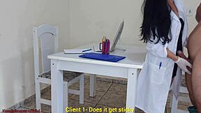 Doutora Jennyfer Fixes Erection Issue in Public Exam