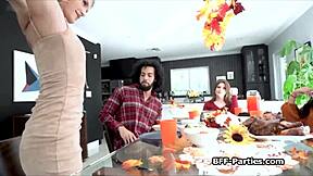 i had dinner then joined a hot foursome with friends