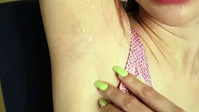 oh wow, april maxima is such a kinky teen goddess, showing and licking her armpits while teasing like a fuck doll!