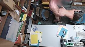 Brooke Bliss shoplifter gets doggy style in office