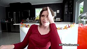 i had dinner then joined a hot foursome with friends