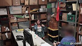 Brooke Bliss shoplifter gets doggy style in office