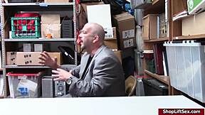 Mall Officer Fucks Teen Shoplifter In Office?