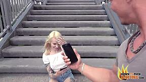 PublicSexDate - Petite Russian Teen Arteya Fucked Hard in Public Doggy Style