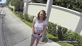 Fantastic Big Tit Blows Outdoors!