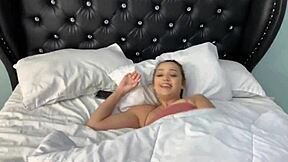 Lexi Aaane lets boyfriend film her naked on casting sofa for sensual fun. Her tight Latina body shines during intimate fingering.