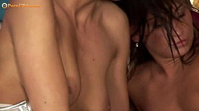 Lesbian Teens Fingering Tight Holes in Nylon Stockings