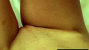 Bubble-Covered Brunette Ukrainian Diana Lark Teases Naked in Bath