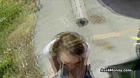 Fantastic Big Tit Blows Outdoors!