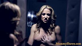 Big tits stepmommy enjoys oral 69 pleasure