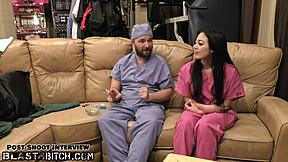 Can Blaire Celeste handle the jizzcasso blast from Doctor Tampa on Blastabitchcom?