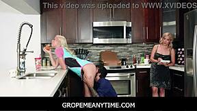 i groped that big tits blonde teen 18+ in front of my friend