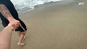 Public Blowjob and Hot Action on Santa Marta Beaches with Sara Blonde!