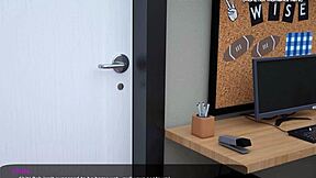 Horny stepmom gets a big cock inside her wet with saliva mouth deepthroat in milfy city part 34