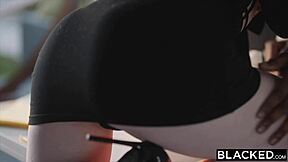 Yo, Blacked Hazel Craves Her Boss's BBC! She's Hungry for It! 😈