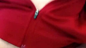 wow! petite brunette pisses showing open pussy and big tits!