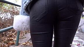 german scout picks up sweet latina tourist bella in berlin