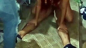 married woman loves orgy with husband's friends 😈