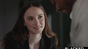 Yo, Blacked Hazel Craves Her Boss's BBC! She's Hungry for It! 😈
