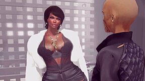 This cartoon features grandpa and a young girl with big tits in hardcore fucking