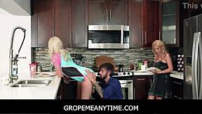 i groped that big tits blonde teen 18+ in front of my friend