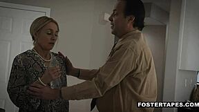 stepmom and stepdaughter aria skye and misha mynx have sex with the foster girl