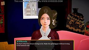 In This Erotic Cartoon, The Brunette With Big Tits Gets Her Ass Played In The Family Game