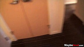 Skinny amateur brunette Vanessa Sixxx gets her ass fucked in the butt in public outdoor pov with hardcore anal