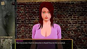 Teen plays game with milf in new family setup