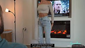 extra small stepsister gets fucked hard to go for a walk