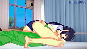 Ikaruga and yomi intense futanari sex in senran kagura hentai
