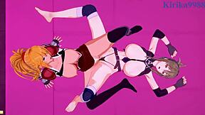 Chitose Kisaragi Excellen Browning Lesbian Play Futanari Sex