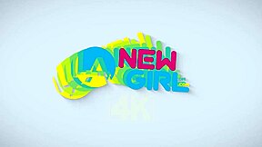 Hot girl struggles with oversized cock in studio.