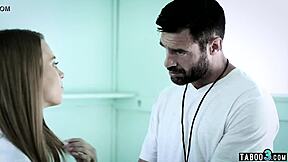 Teen seduced and had sex with her old teacher in taboo encounter with rough action