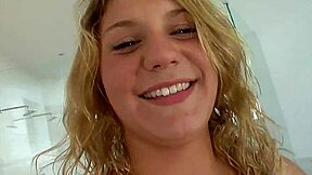 Barely 18 blonde pornstar with big boobs can't wait to get fucked hard.