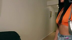 beautiful latina annie reis rough casting pickup