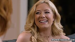 Super Cute Inexperienced Blonde Teen 18+ River Lynn Having Sex With Stepmom Sophia Locke?