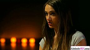 guy enjoys outdoor anal with busty girlfriend