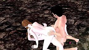 Feel The Passion In This 3D Animated Hentai Threesome With Teens